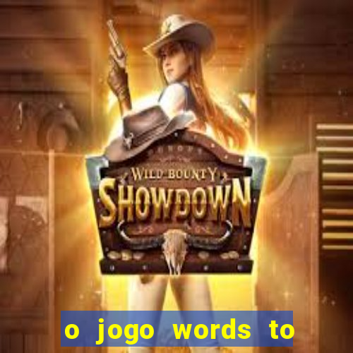 o jogo words to win paga mesmo